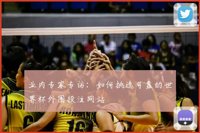 业内专家专访:如何挑选可靠的世界杯外围投注网站